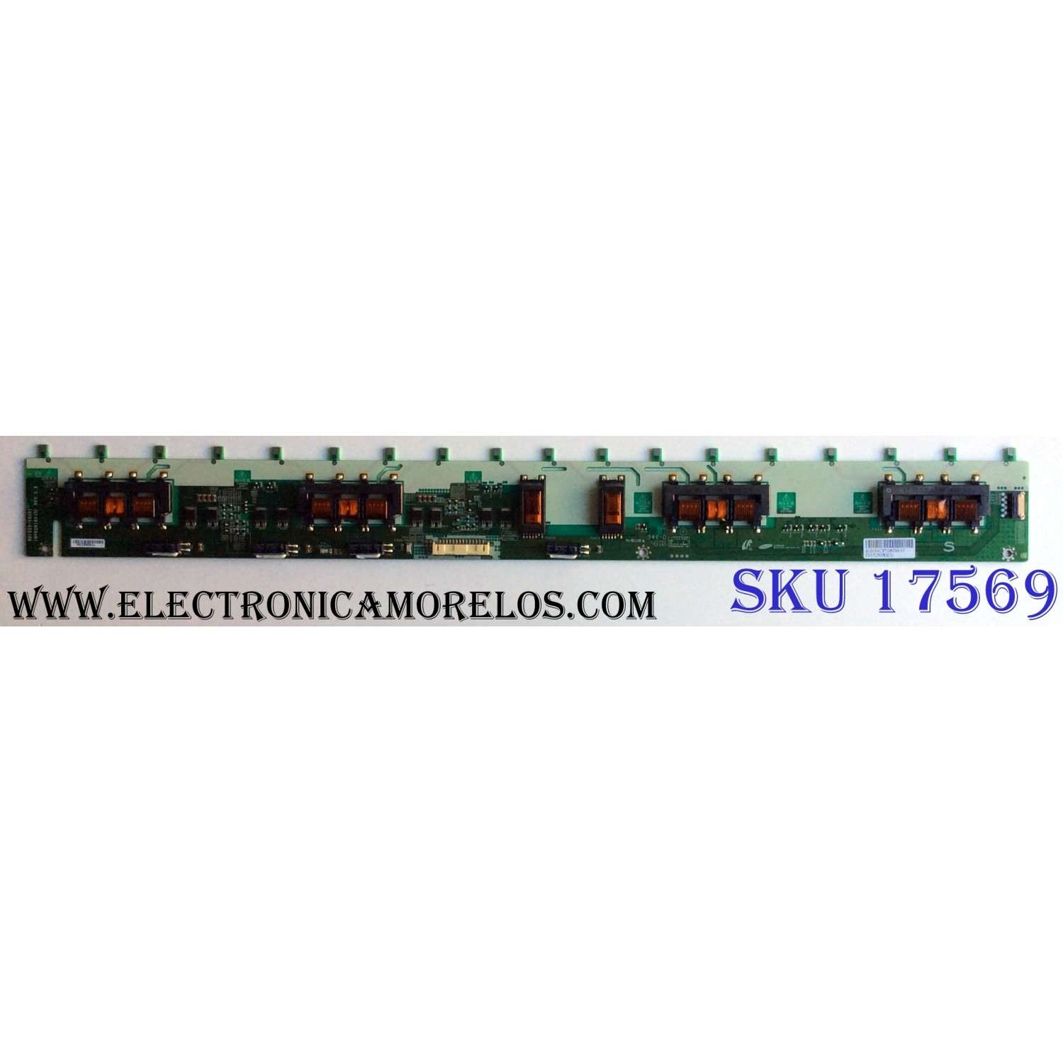 BACKLIGHT SLAVE / TOSHIBA LJ97-02109A / SSI520-18A01 / INV52N18A(S) / REV 0.3 / PANEL LTA520HE16 T02 / MODELOS 52XV645U / 52XV648U