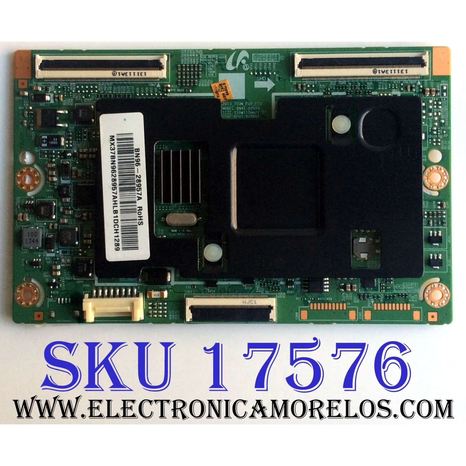 T-CON PARA TV SAMSUNG / NUMERO DE PARTE BN96-28957A / BN41-02069A / BN97-07509B / BN9628957A / PANEL'S CY-DF400CSLV1H / CY-HF400CSLV3H / MODELOS UN40J6200AFXZA / UN40H6203AFXZA / UN40F6300AFXZA / UN40F6300AFXZA UU04 / UN40F6350AFXZA / UN40F6400AFXZA