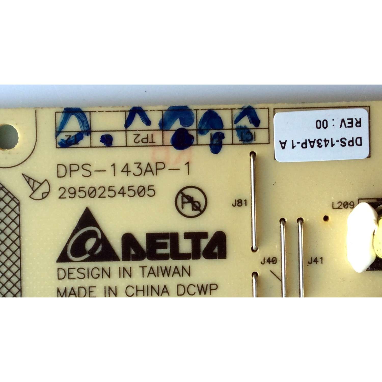 FUENTE DE PODER / VIZIO 0500-0707-0010 / DPS-143AP-1 / 2950254505 / 050007070010 / DPS-143AP-1 A / PANEL LC370EUH (SC)(R1) / MODELO XVT373SV - Imagen 3