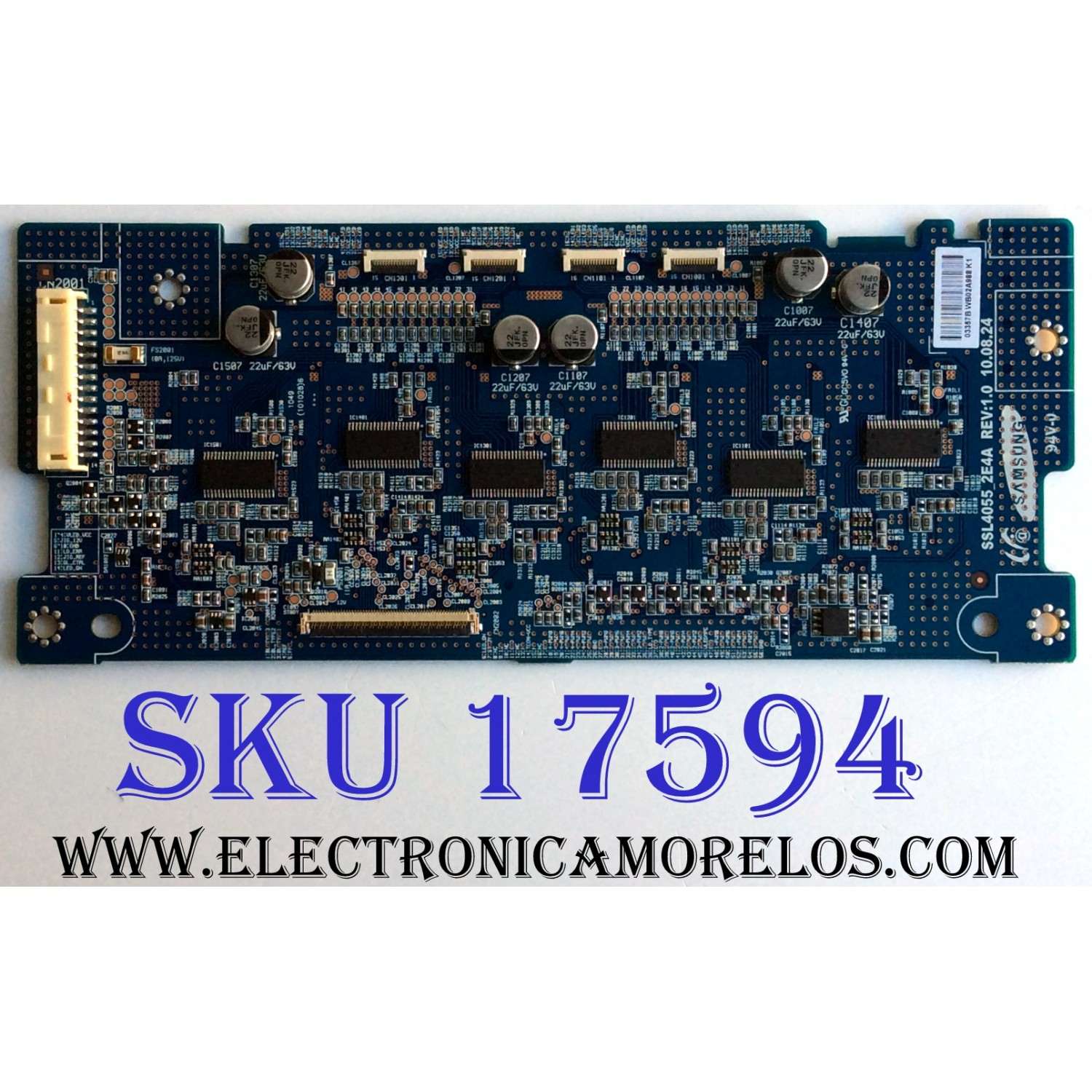 LED DRIVER / SONY SSL4055_2E4A / LJ97-03357B / SSL4055_2E4A REV:1.0 / 03357B / PARTES SUSTITUTAS / 1-857-944-11 / LJ97-03357A / LJ97-03357C / LJ97-03357D / PANEL LTY460HQ04 / MODELOS KDL-46HX729 / KDL-55NX720