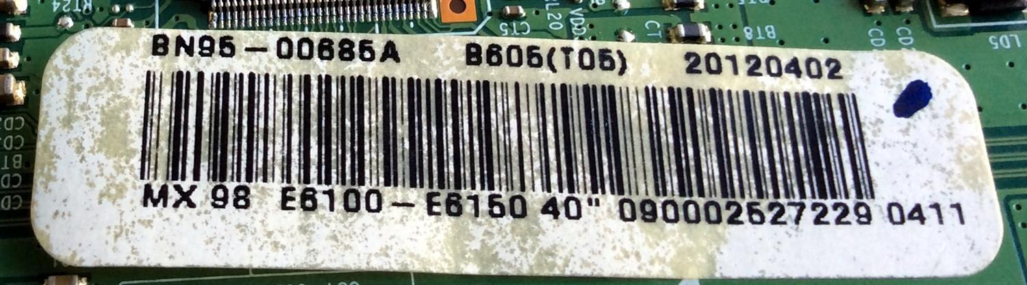 T-CON SAMSUNG BN95-00685A / BN41-01788A / BN97-06365A / SUSTITUTAS BN95-00573B / BN95-00685A / BN95-00685B / BN98-03845A / BN98-03845B / PANEL´S LTJ400HF04-V / LTJ400HF03-V / MODELO UN40ES6100FXZA TS01 / HG40NA790 / MAS MODELOS COMPATIBLES EN DESCRIPCION - Imagen 2
