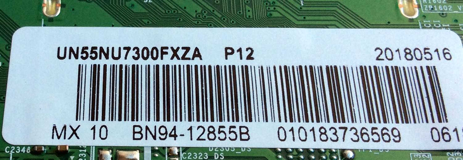 MAIN / SAMSUNG BN94-12855B / BN41-02635A / BN97-14332B / BN97-13980B / PANEL CY-CN055HGLV2H / MODELOS UN55NU7300 / UN55NU7300FXZA FA01 / UN55NU7300FXZA FB03 /  UN55NU7300FXZA FB03 / UNU7300 - Imagen 4