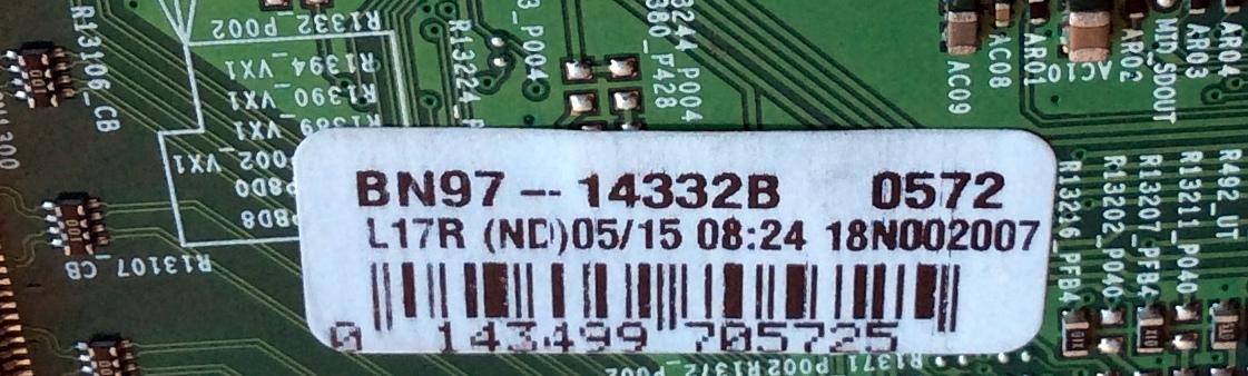 MAIN / SAMSUNG BN94-12855B / BN41-02635A / BN97-14332B / BN97-13980B / PANEL CY-CN055HGLV2H / MODELOS UN55NU7300 / UN55NU7300FXZA FA01 / UN55NU7300FXZA FB03 /  UN55NU7300FXZA FB03 / UNU7300 - Imagen 3