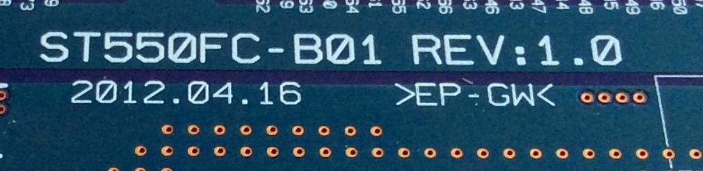 LED DRIVER / SONY ST550FC-B01 / Y1S55BTC / ST550FC-B01 REV:1.0 / Y1S55BTC3001687T1 / PANEL FQLF550T02 / MODELO XBR-55HX950 - Imagen 3
