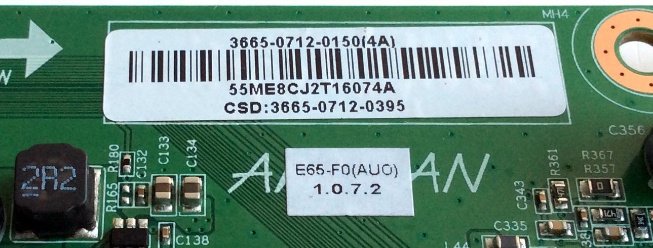 MAIN / VIZIO 3665-0712-0150 / 3665-0712-0395 / 0171-2272-6864 / PANEL T650QVN06.3 / MODELOS E65-F0 LAUAWVKU / E65-F0 - Imagen 2