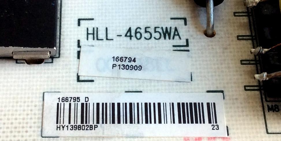 FUENTE DE PODER / HISENSE 166795 / RSAG7.820.5482/R0H / HLL-4655WA / CQC03001003024 / PARTE SUSTITUTA 166794 / PANEL HD550DF-B57\S0 / MODELO 55K20DG - Imagen 3