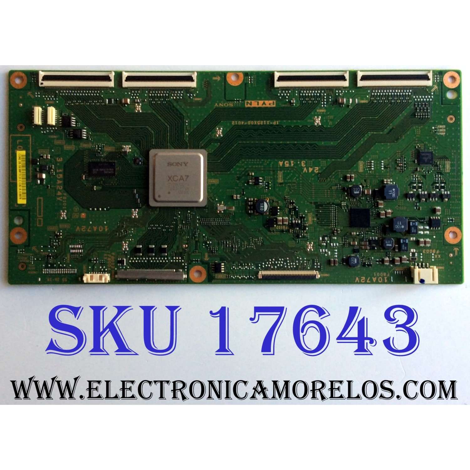 T-CON / SONY 1P-1125X00-4012 / 2B-1N MP/TCD-C-C82-A-4-0078 / PANEL FQLF550T02 / MODELO XBR-55HX950
