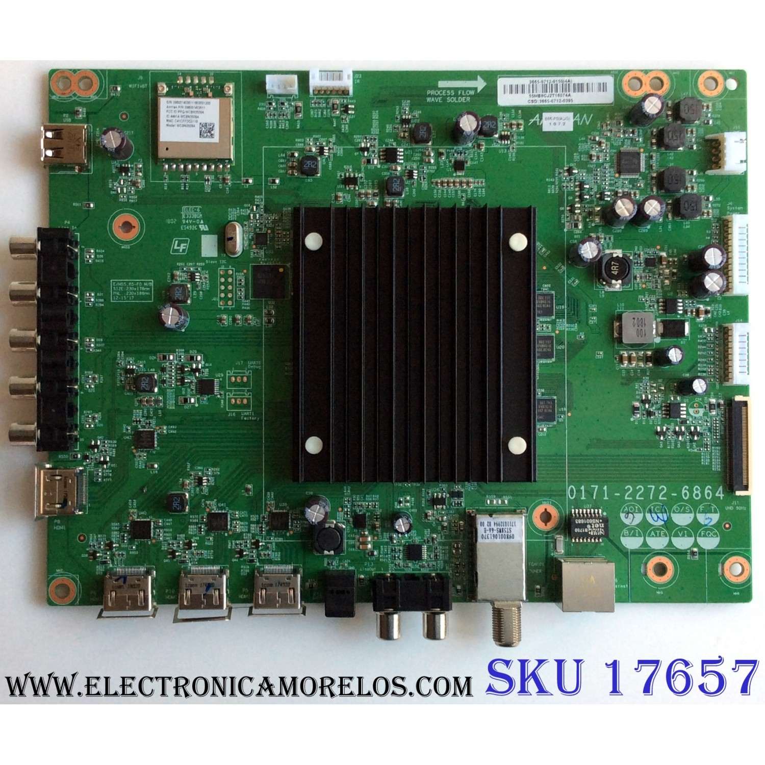 MAIN / VIZIO 3665-0712-0150 / 3665-0712-0395 / 0171-2272-6864 / PANEL T650QVN06.3 / MODELOS E65-F0 LAUAWVKU / E65-F0