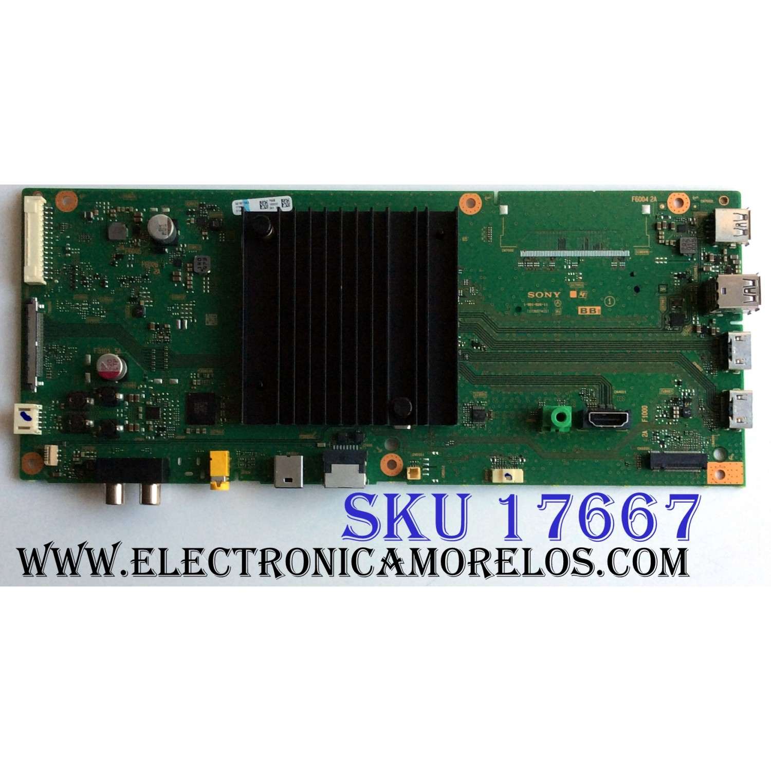 MAIN ORIGINAL PARA TV SONY / NUMERO DE PARTE A-2183-093-A / A2182734A / A-2182-734-A / 1-981-926-11 / 173657411 / PANEL V550QWSE05 / MODELOS KD-55X720E / KD-55X700E / (DESPUÉS DE REEMPLAZAR ESTA PLACA TIENE QUE ACTUALIZAR EL SOFTWARE DESCARGA LA VERSIÓN CORRECTA PARA TU MODELO)