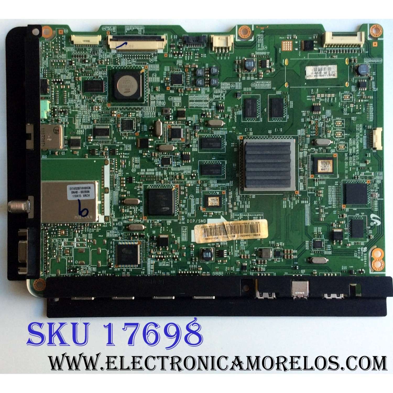 MAIN / SAMSUNG BN94-04402V / BN41-01623A / BN97-05515A / PANEL S63FH-YB06 / MODELOS PN64D8000 / PN64D8000FFXZA I101 / PN64D8000FFXZA I503