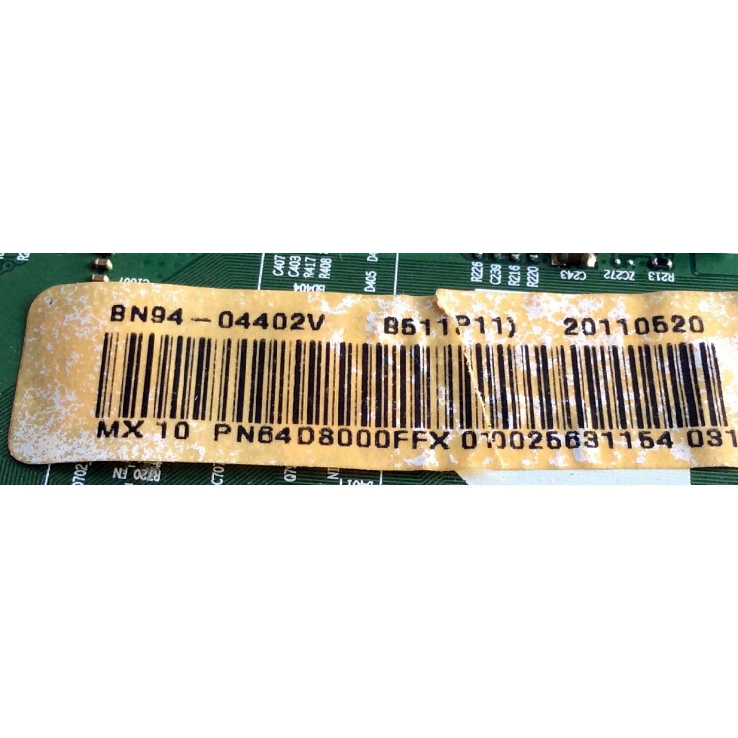 MAIN / SAMSUNG BN94-04402V / BN41-01623A / BN97-05515A / PANEL S63FH-YB06 / MODELOS PN64D8000 / PN64D8000FFXZA I101 / PN64D8000FFXZA I503 - Imagen 2
