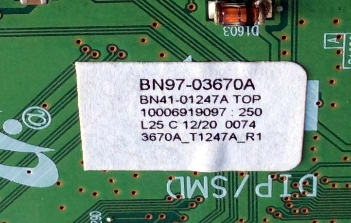 MAIN  PARA TV  SAMSUNG  NUMERO DE PARTE BN94-02768B / BN41-01247A / BN97-03670A / PANEL LTF550HH02 A03 / MODELO UN55B8500XFXZA - Imagen 3