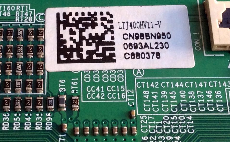 T-CON / SAMSUNG BN95-00693A / BN9500693A / BN41-01892A / BN97-06781A / PANEL LTJ400HV11-V / MODELOS UA40EH6030RXXA TS01 / UN40FH6030FXZA / UA40EH6030RXXA - Imagen 3