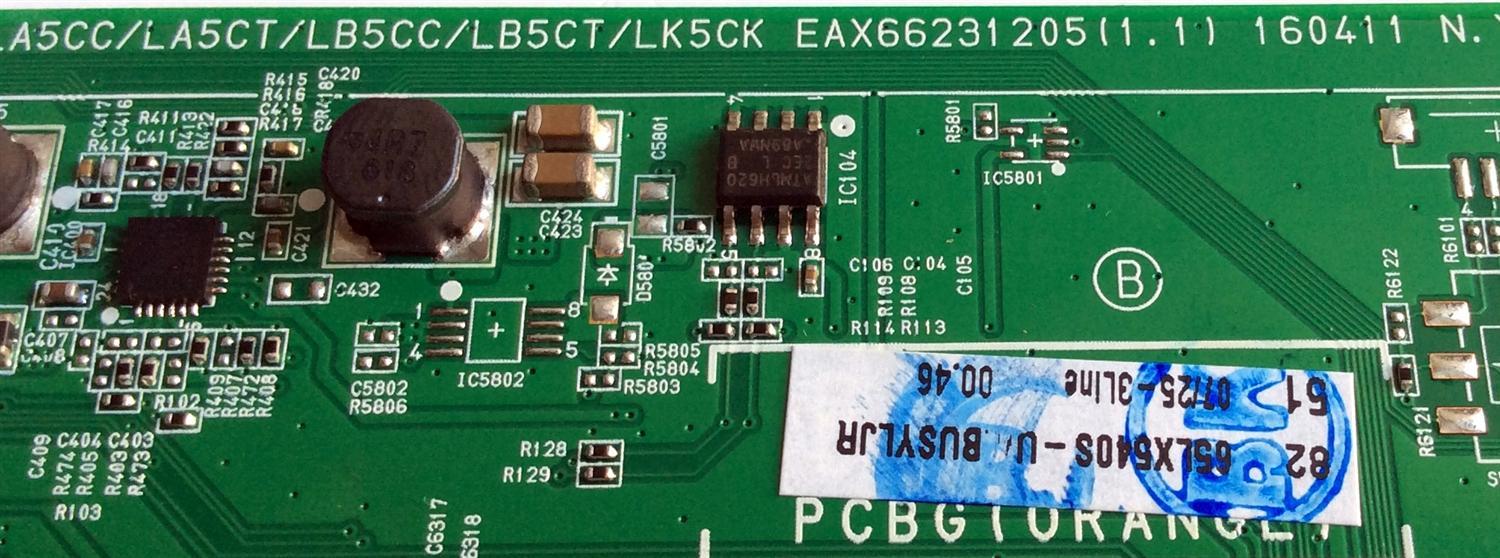 MAIN / LG EBT64038301 / EAX66231205 (1.1) / 67EBT000-017C / EAX66231204 (1.1) / PANEL LC650EUF (FH)(M3) / MODELOS 65LX540S-UA / 65LX540S-UA BUSYLJR - Imagen 3