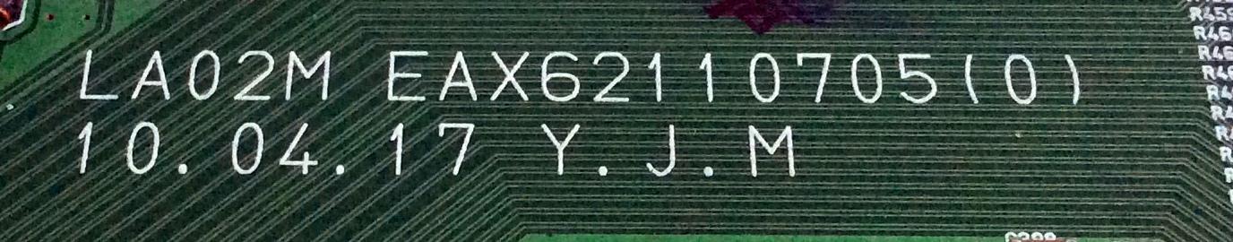 T-CON / LG EBU61004702 / 61004702 / EAX62110705(0) / 07EBU0101921 / EAX62110705 / PANEL LC550EUC (SC)(A1) / MODELOS 55LX6500-UB / 55LX6500-UB AUSWLJR - Imagen 2