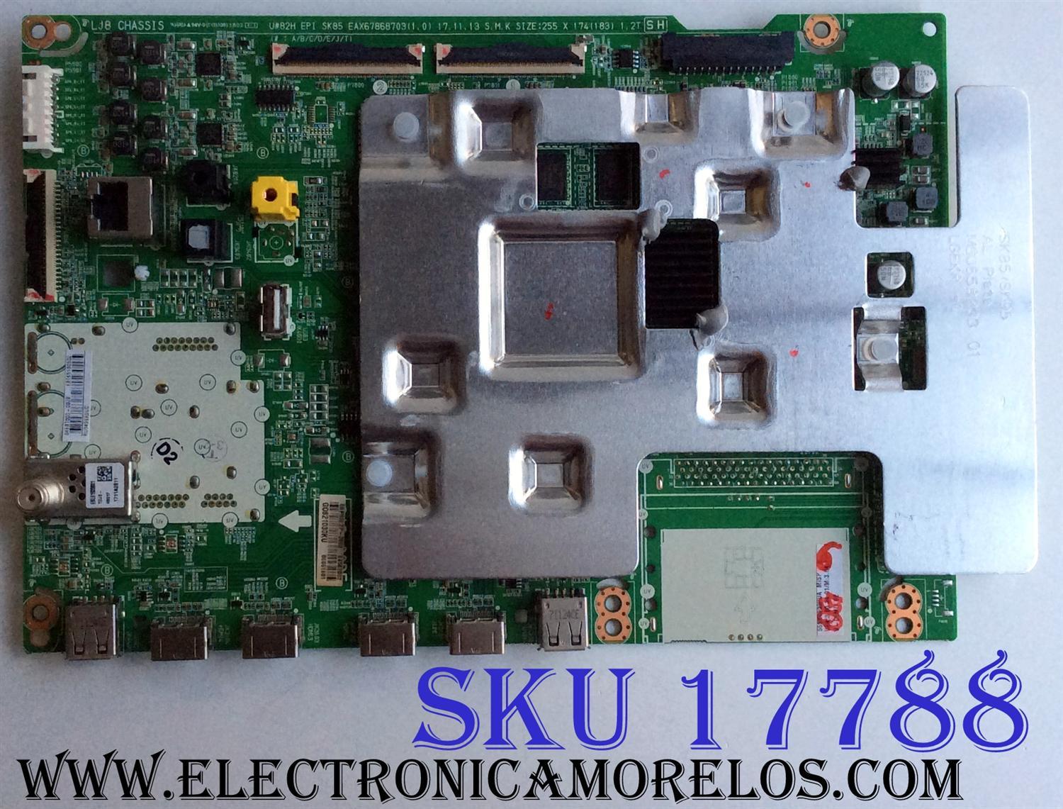 MAIN / LG EBT65180502 / 64562002 / EAX67868703(1.0) / 84EBT000-00JB / EAX67868703 / PANEL HC550DQB-SLUA1-214X / MODELOS 55SK9000PUA / 55SK9000PUA AUSWLJR
