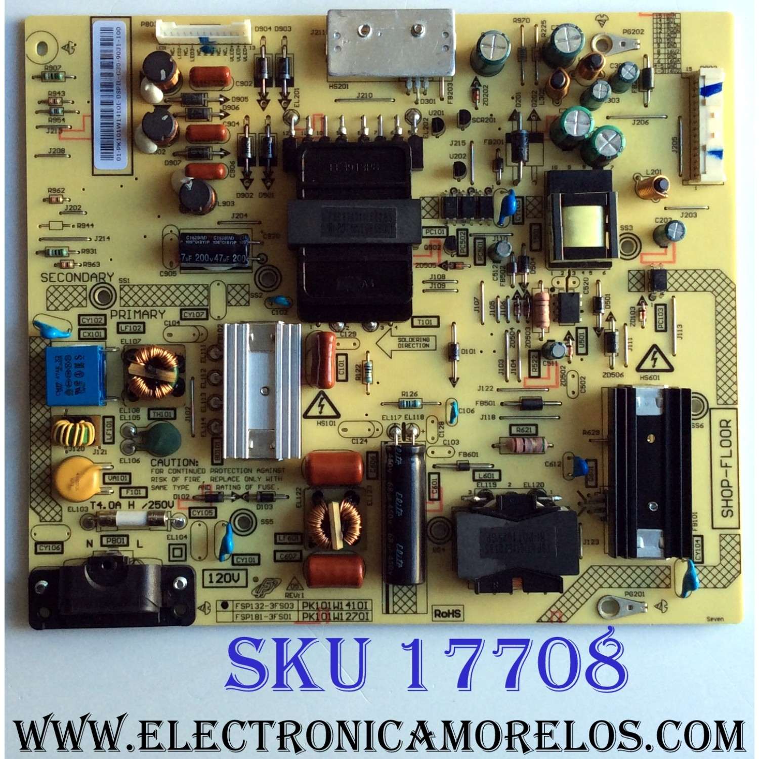 FUENTE DE PODER / BEST BUY / TOSHIBA PK101W1410I / FSP132-3FS03 / PANEL`S K550WDR1HG350A600 / K550WDR1 / MODELO 55L421U