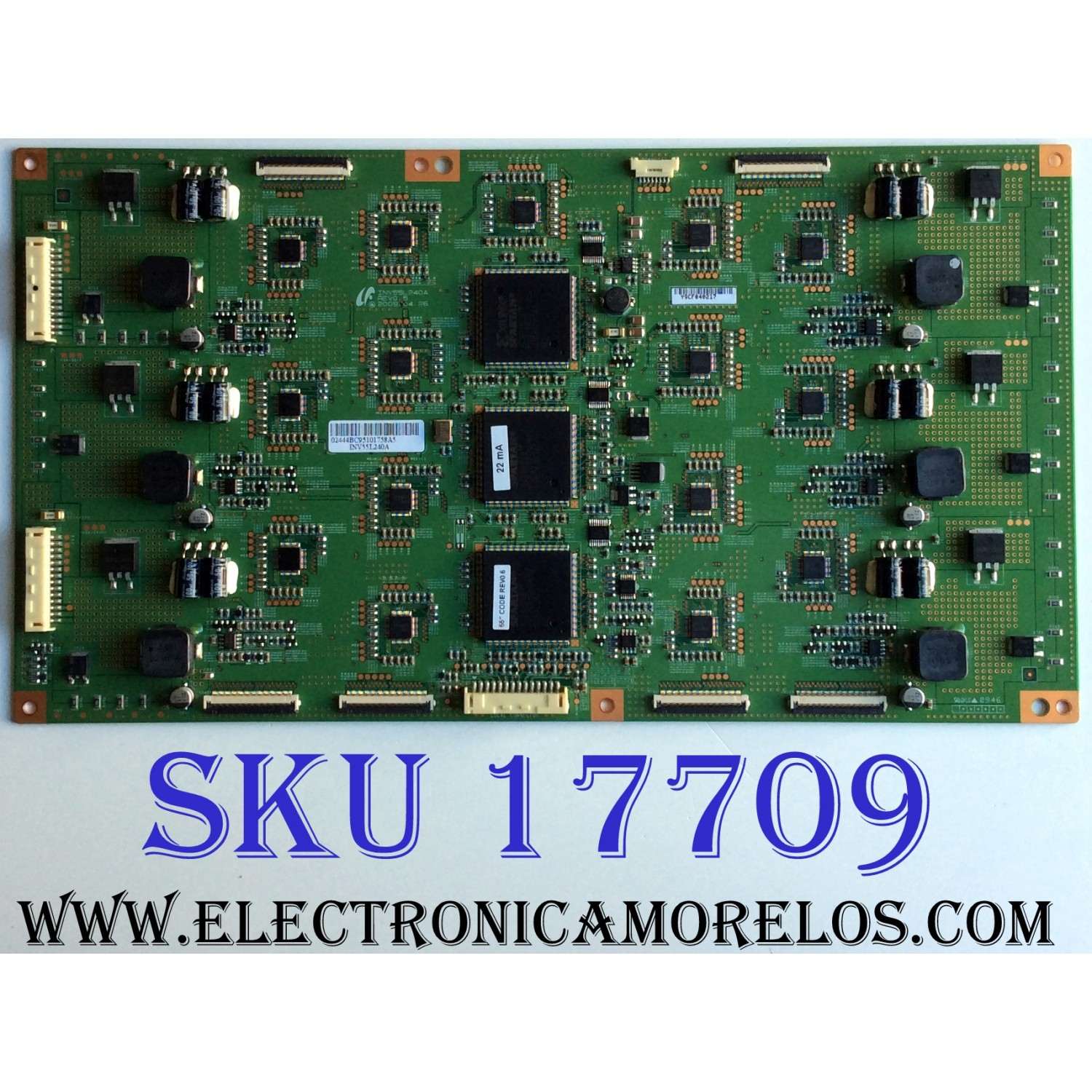 LED DRIVER / SAMSUNG LJ97-02444B / INV55L240A / REV0.5 / PANEL LTF550HH02 A03 / MODELO UN55B8500XFXZA