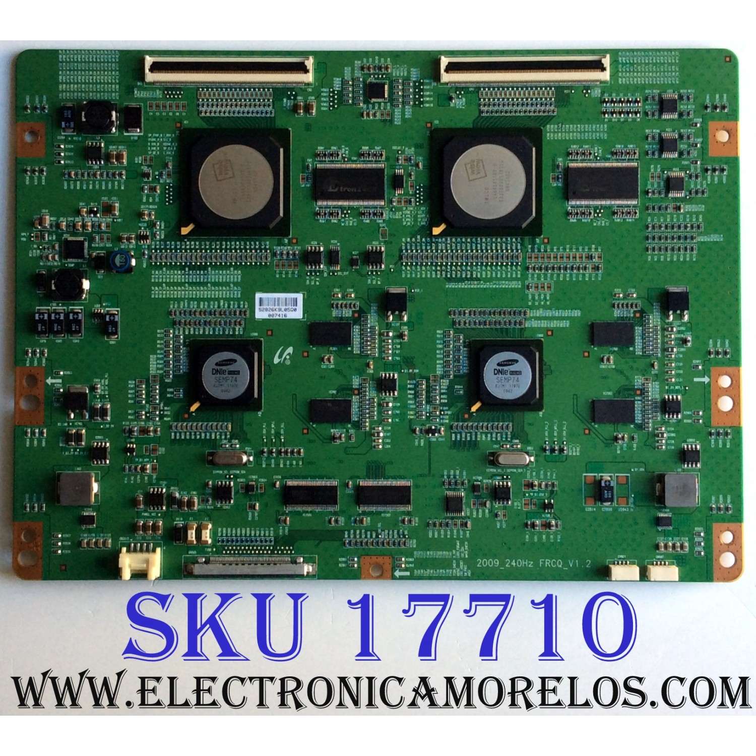 T-CON / SAMSUNG LJ94-02826K / 2009_240Hz_FRCQ_V1.2 / 2826K / SUSTITUTAS LJ94-02671F / LJ94-02772F / LJ94-02671H / LJ94-02772E / LJ94-02808J / LJ94-02869A / LJ94-02869C / PANEL LTF550HH02 A03 / MODELO UN55B8500XFXZA / MAS PARTES SUSTITUTAS EN DESCRIPCION