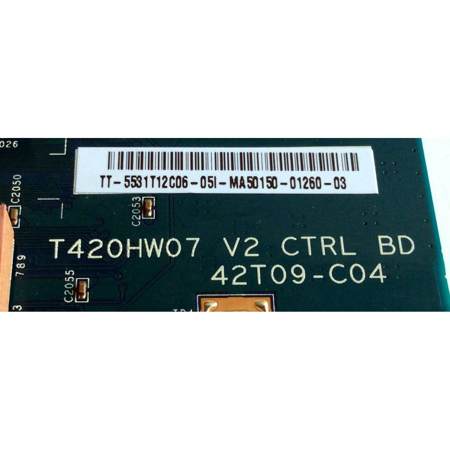 T-CON / INSIGNIA 55.31T12.C06 / T420HW07 V2 / 5531T12C06 / 42T09-C04 / PANEL T315HW05 V.2 / MODELO NS-32E570A11 - Imagen 2