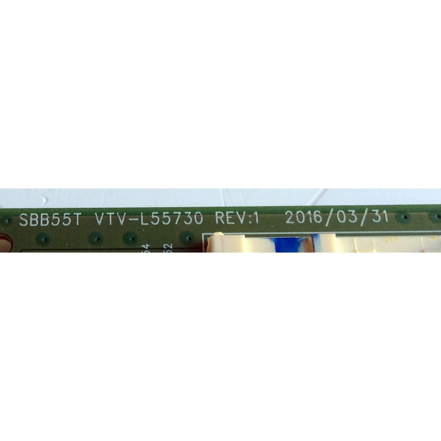 MAIN PARA TV TOSHIBA / NUMERO DE PARTE 431C8K21L22 / 461C8K21L22 / SBB55T / VTV-L55730 REV:1 / SUSTITUTA 431C8K21L23 / PANEL K550WDR1 / DISPLAY ST5461D04-2 / MODELO 55L621U - Imagen 2