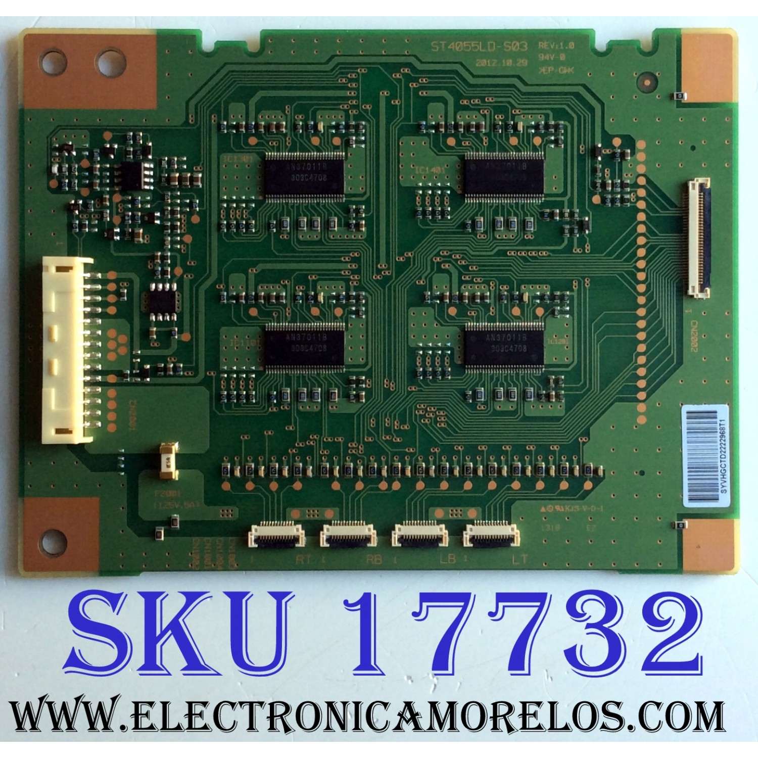 LED DRIVER / SONY ST4055LD-S03 / SYVHGCTD / ST4055LD-S03 REV:1.0 / SYVHGCTD2222968T1 / PANEL YLV5522-02N / MODELO KDL-55W900A