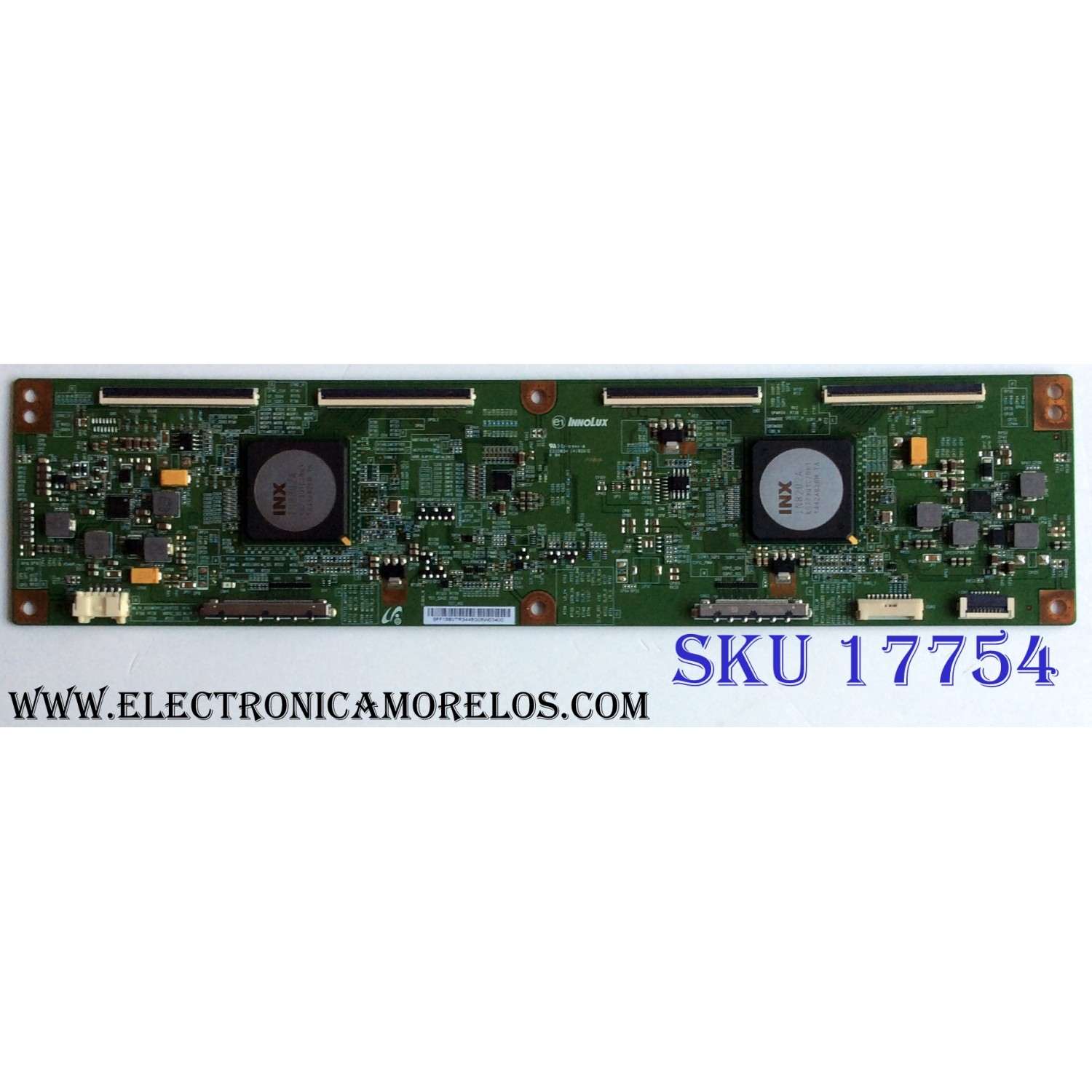 T-CON PARA TV VIZIO / NUMERO DE PARTE 5F.F15B.VTR / V500DK1-CKS1 / E222034 / 14102612 / 5FF15BVT / 5FF15BVTR3448G08W03400 / PANEL TPT500DK1-QS1 REV:SC1A / MODELO P502UI-B1 LTY6RKCR
