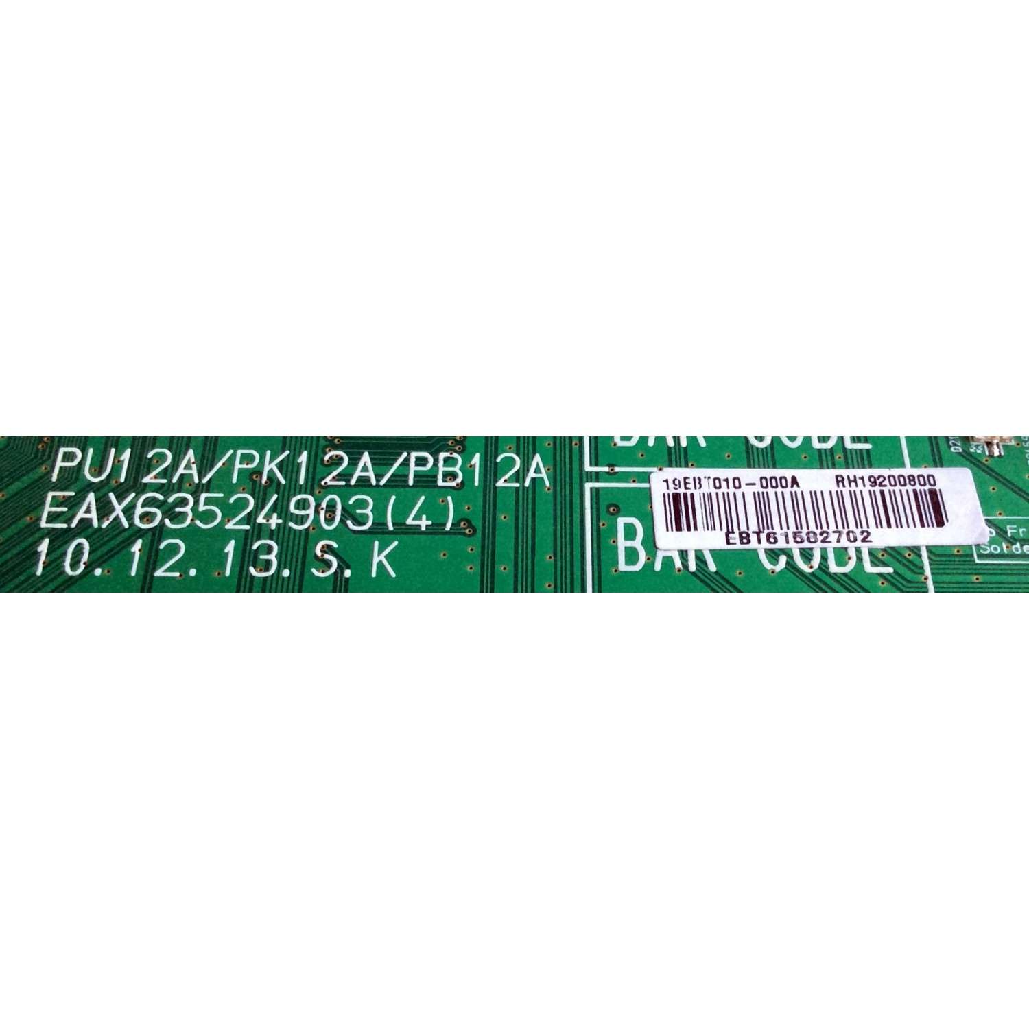 MAIN / LG EBT61582702 / EAX63524903(4) / 19EBT010-000A / EAX63524903 / PANEL PDP60R30000 / MODELO 60PZ950-UA / 60PZ950-UA AUSZLHR - Imagen 2