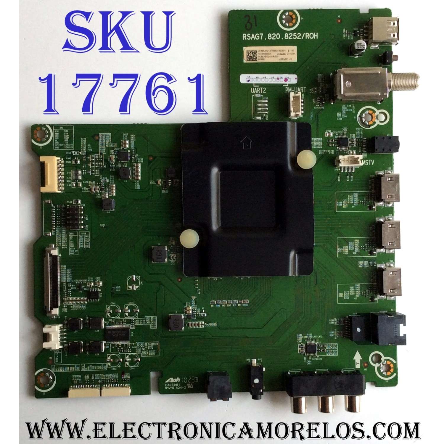 MAIN / HISENSE 231565 / RSAG7.820.8252/ROH / 231563 / 231565A / 231563A / HU55A6100UWR / 3TE55G1820B5 / TM187B539M / G1820B5 / PANEL HD550S1U81-L1\S2\GM\CKD\ROH /  MODELO 55R6E
