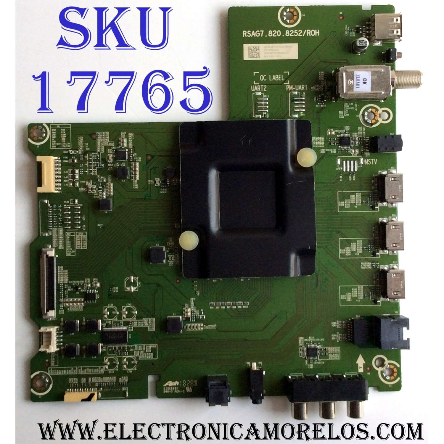 MAIN / HISENSE 237654 / RSAG7.820.8252/ROH / 231575 / HU50A6100UWR / 3TE50G182568 / PANEL HD500S1U01-L1\S0\GM\ROH / 233171 / MODELOS 50H6E / 50R6E