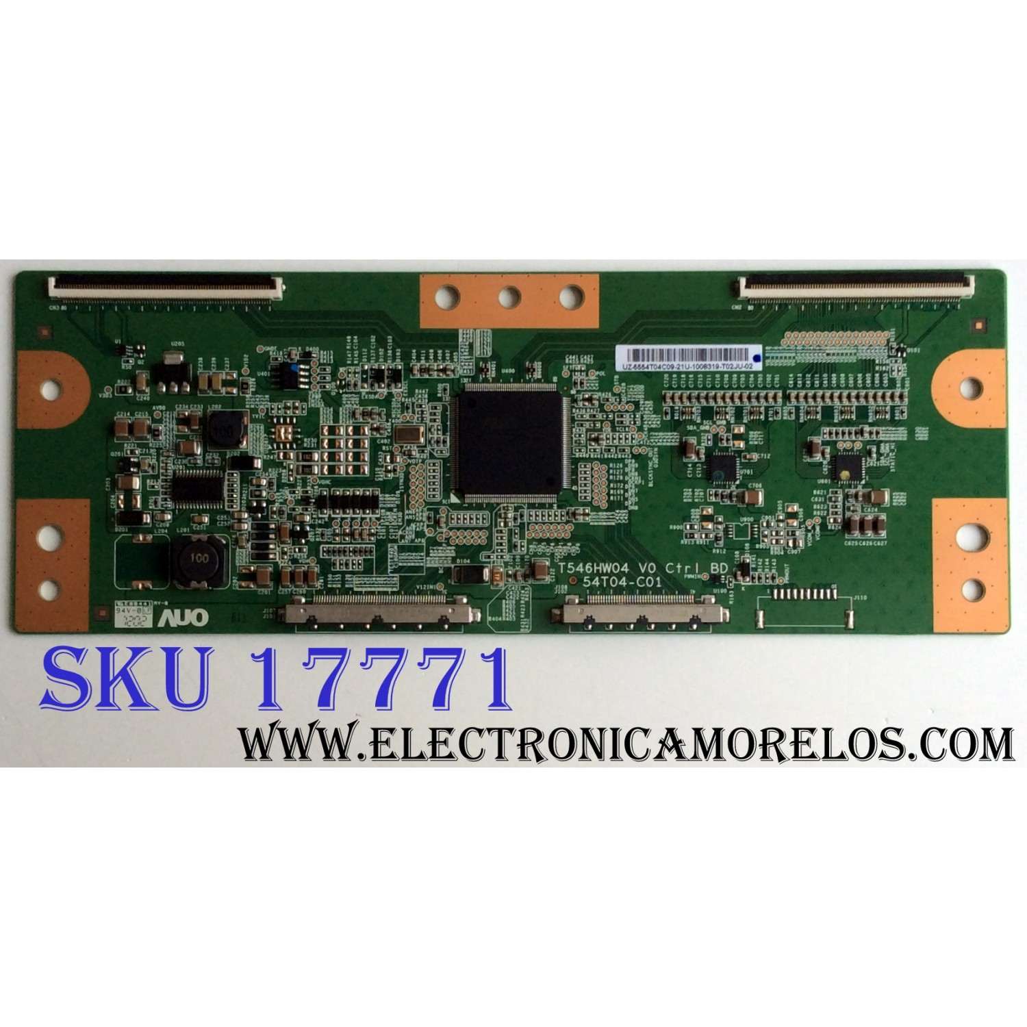 T-CON / INSIGNIA 55.54T04.C09 / T546HW04  V0 / 5554T04C09 / 54T04-C01 / PANEL T546HW04 V.0 / MODELO NS-55E790A12
