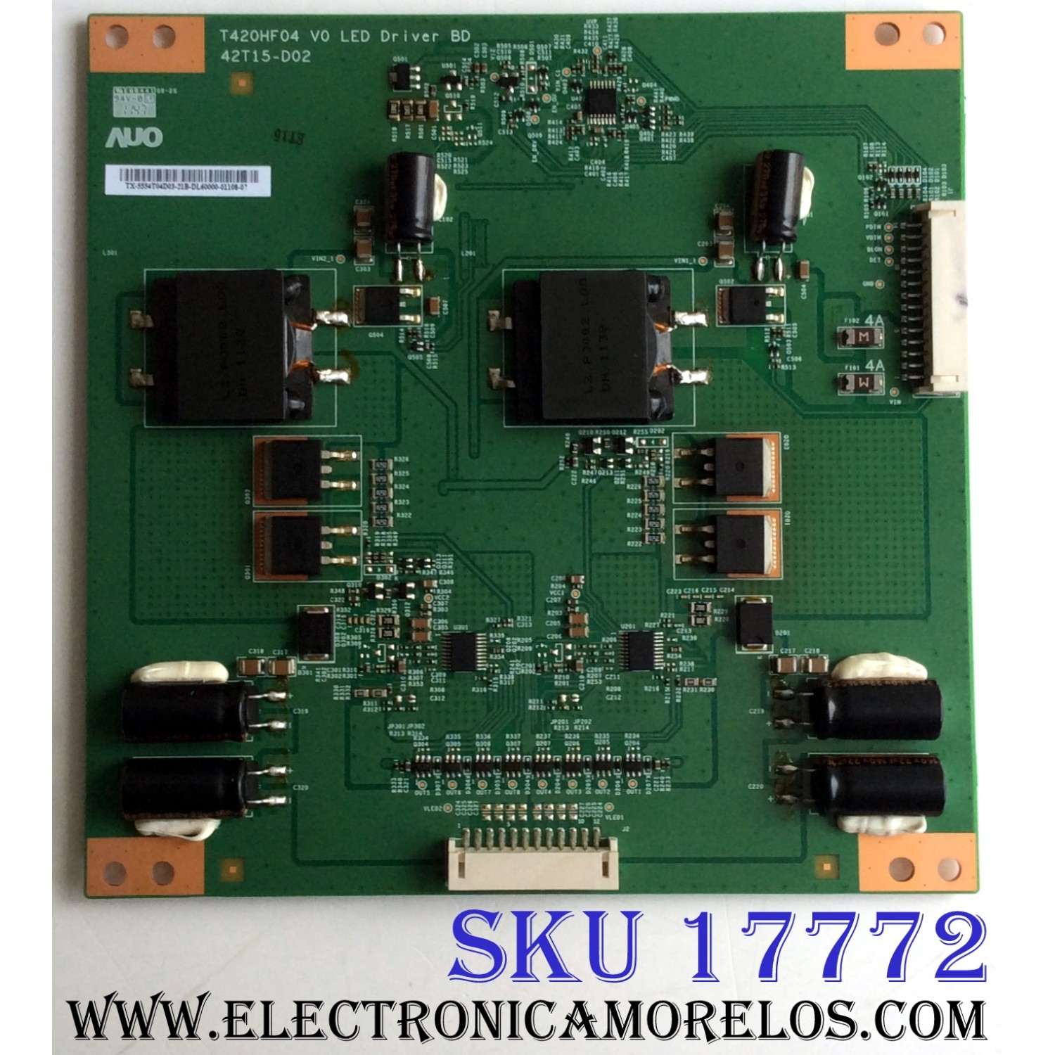 LED DRIVER / INSIGNIA 55.54T04.D03 / T420HF04 V0 / 42T15-D02 / 5554T03D03 / PANEL T546HW04 V.0 / MODELO NS-55E790A12
