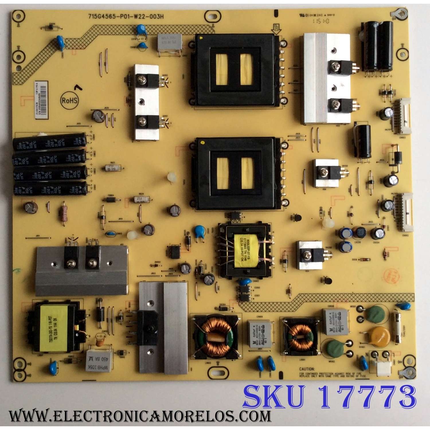 FUENTE DE PODER / INSIGNIA ADTV12417XZX / 12417XZX / 715G4565-P01-W22-003H / PANEL T546HW04 V.0 / MODELO NS-55E790A12