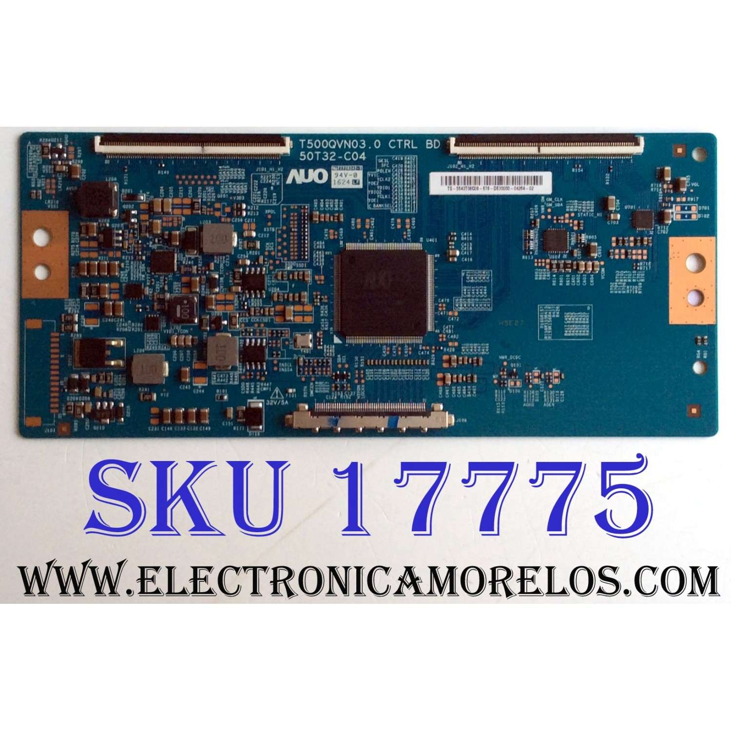T-CON / BEST BUY / TOSHIBA 55.43T06.C08 / T500QVN03.0 / 50T32-C04 / 5543T06C08 / PANEL K430WDR / MODELO 43L621U