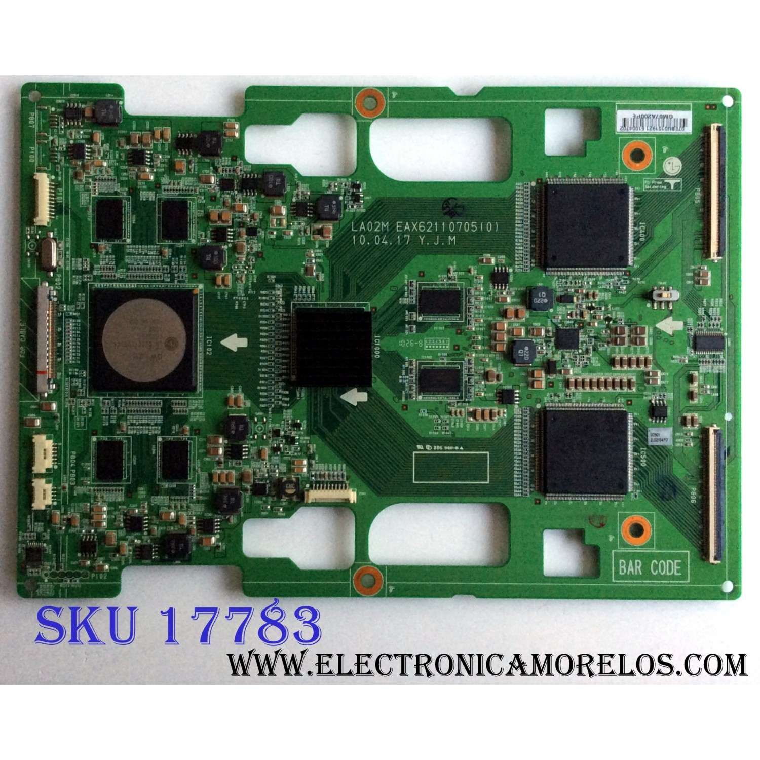 T-CON / LG EBU61004702 / 61004702 / EAX62110705(0) / 07EBU0101921 / EAX62110705 / PANEL LC550EUC (SC)(A1) / MODELOS 55LX6500-UB / 55LX6500-UB AUSWLJR