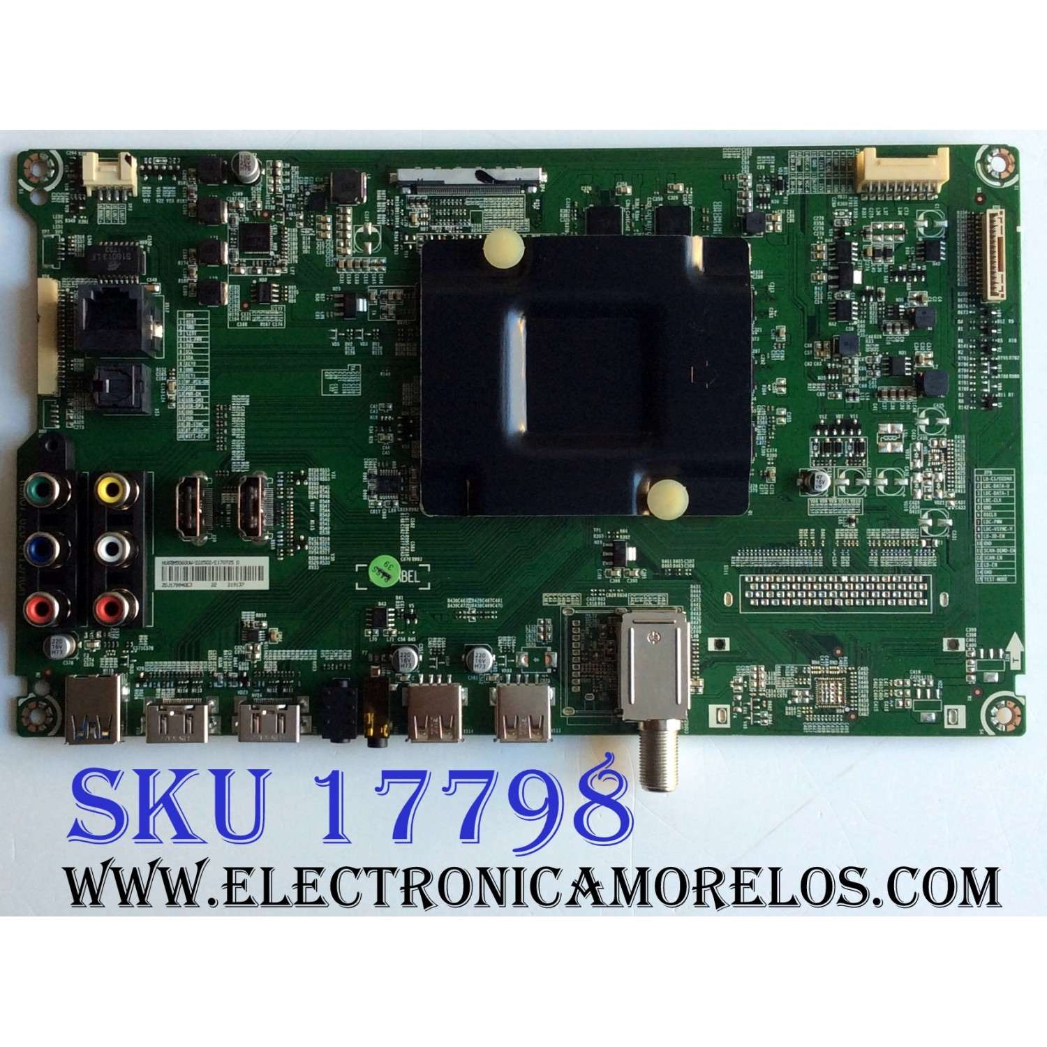 MAIN / HISENSE 222502 / RSAG7.820.6715/ROH / HU65N5060UW / 219137 / E170725 / PANEL HD650M5U52-TAL1\S1\GM\ROH 219130 / MODELO 65H8050D