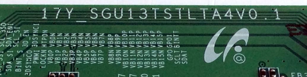 T-CON / SONY 1-897-094-11 / LJ94-39396G / 17Y_SGU13TSTLTA4V0.1 / PANEL / MODELO XBR-55X930E - Imagen 3