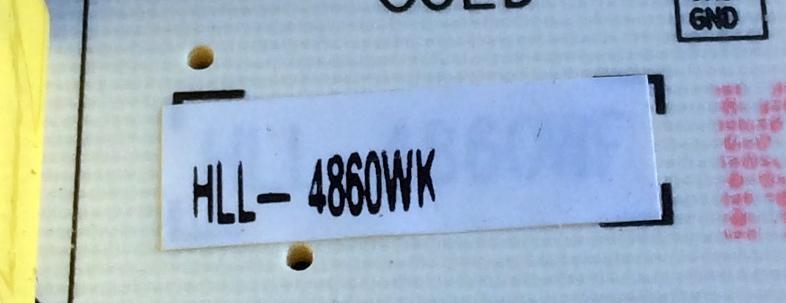 FUENTE DE PODER PARA TV HISENSE / NUMERO DE PARTE 212050 / RSAG7.820.7433/ROH / HLL-4860WK / E166702 / CQC13134095636 / MODELO 55H8C - Imagen 3
