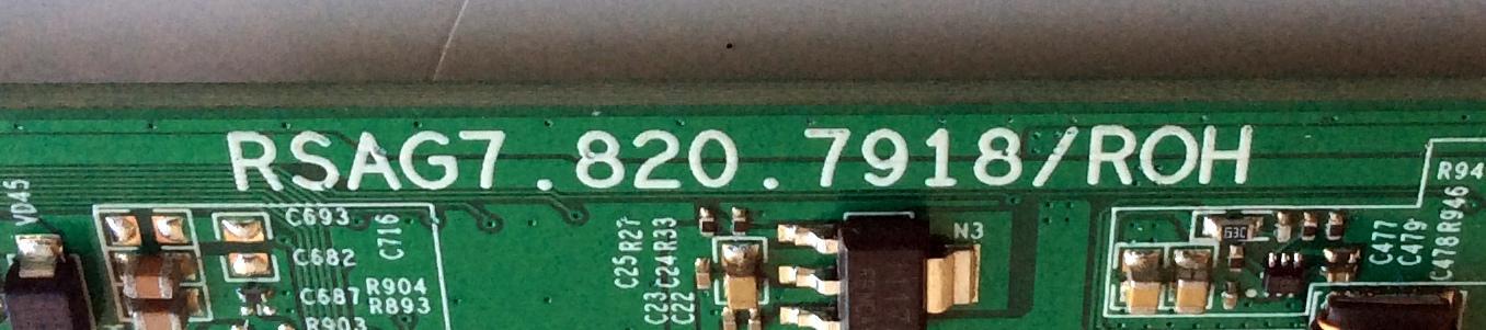 MAIN / SHARP 224024C / RSAG7.820.7918/ROH / 224023C / 224024 / 224023 / HU50A6109UW(1011) / PANEL HD500S1U51\T0L1\S3\GM\CKD\ROH TM187D56XX / 3TE50G181804 / MODELO LC-50Q620U - Imagen 3