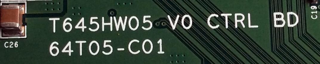 T-CON / LG 55.64T05.C04 / T645HW05 V0 CTRL BD / 64T05-C01 / 5564T05C04 / PANEL T645HW05 V.0 / MODELOS 65LW6500-UA.AUSDLUR / 65LW6500 - Imagen 3