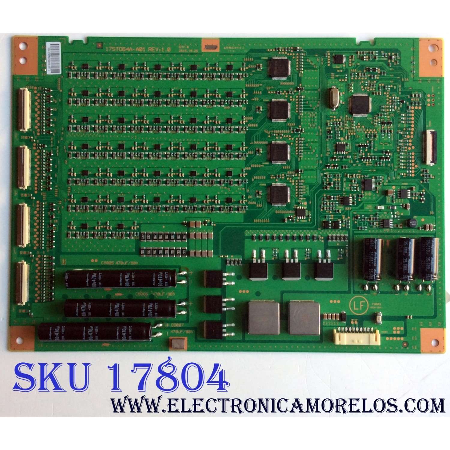 LED DRIVER / SONY 1-897-089-11 / 17STO64A-A01 REV:1.0 / 886190TH2 / 17ST064A-A01 / 886190TH2002645T1 / PANEL / MODELO XBR-55X930E