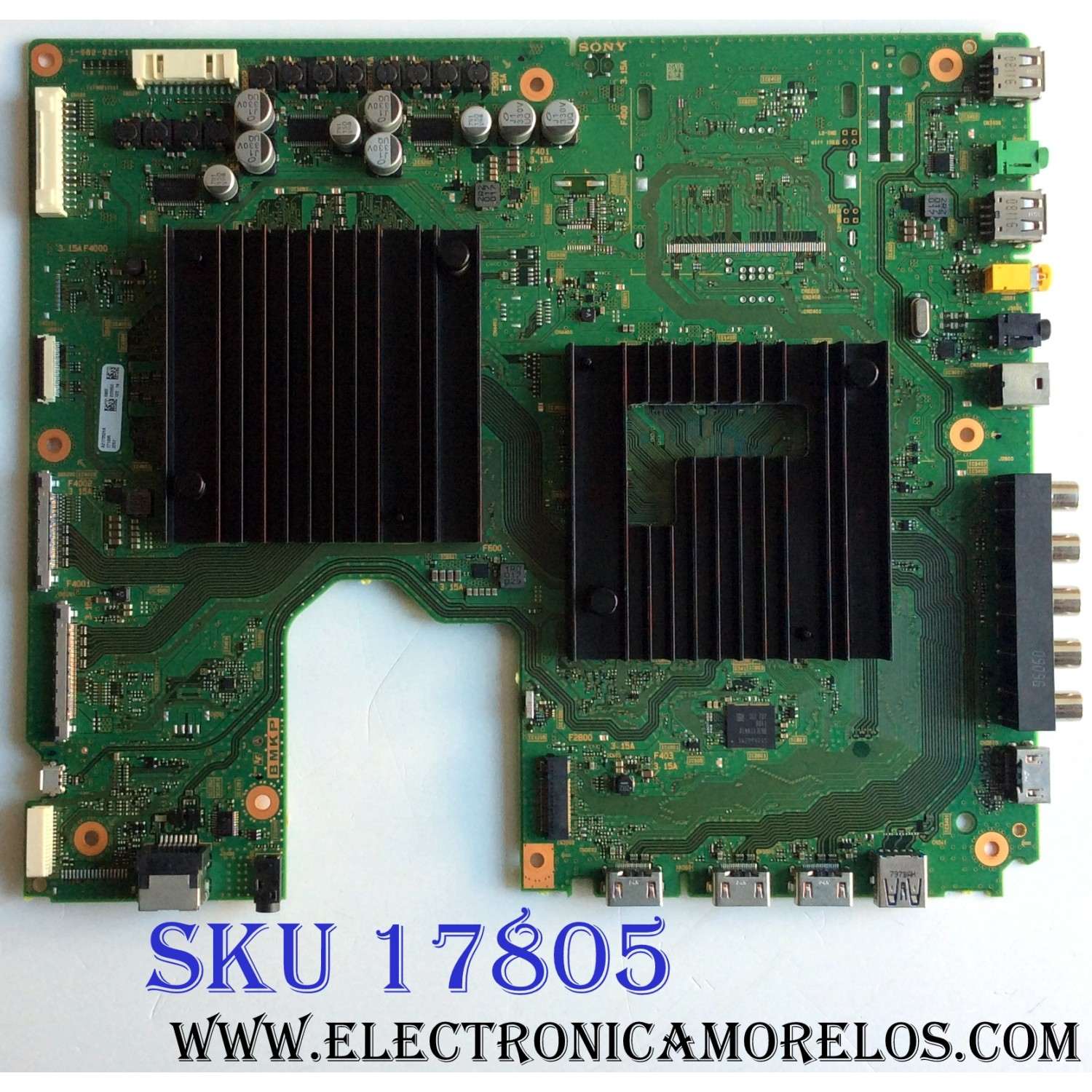 MAIN PARA TV SONY A-2170-540-A / A2170526A 586F / 1-982-021-11 / 173661711 / DISPLAY LSY550FJ01-A02 / MODELO XBR-55X930E 