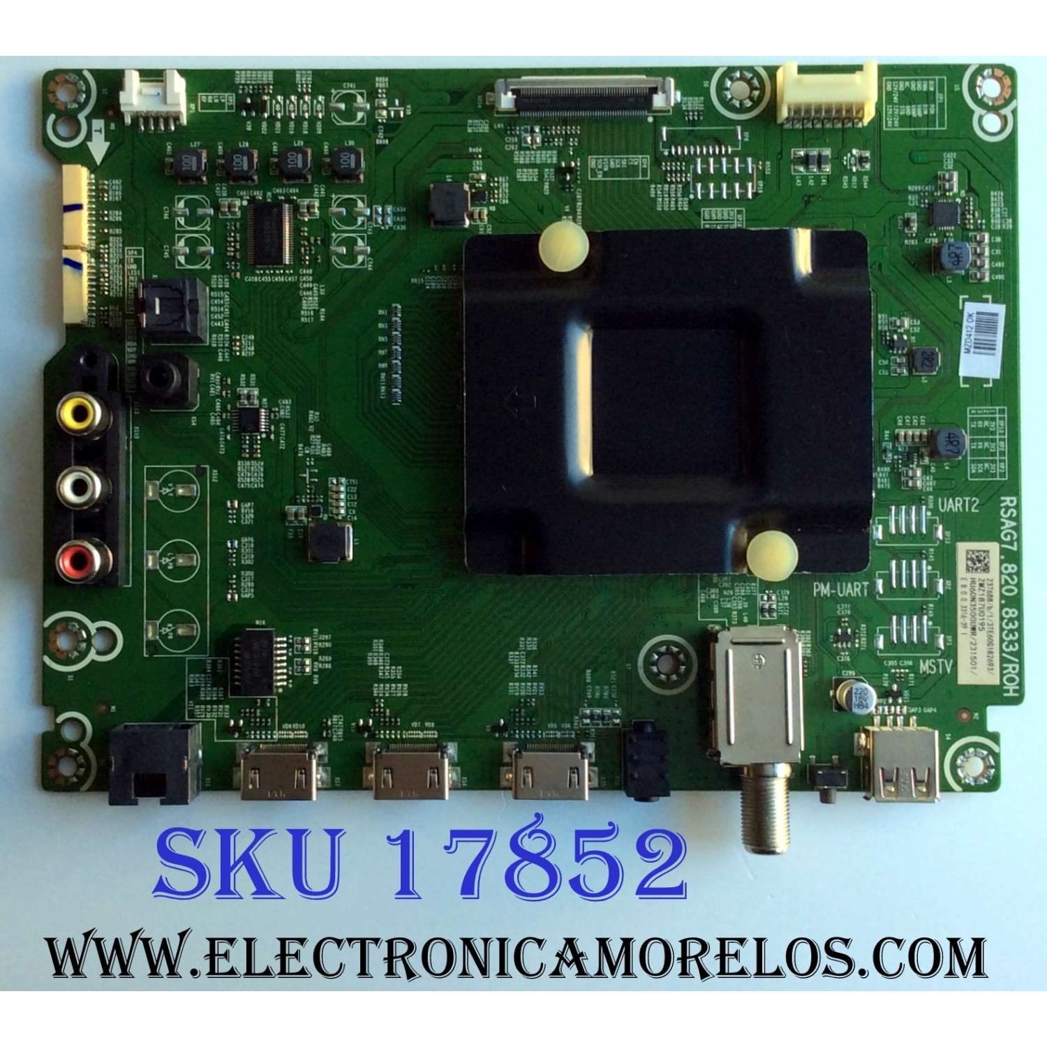 MAIN / HISENSE 237688 / RSAG7.820.8333/ROH / HU60N3500UWR / 231501 / 3TE60G182693 / ZMZ187U0195 / PANEL / NUMERO DE DISPLAY LC600EY(SK)(M3) / MODELO 60H6E