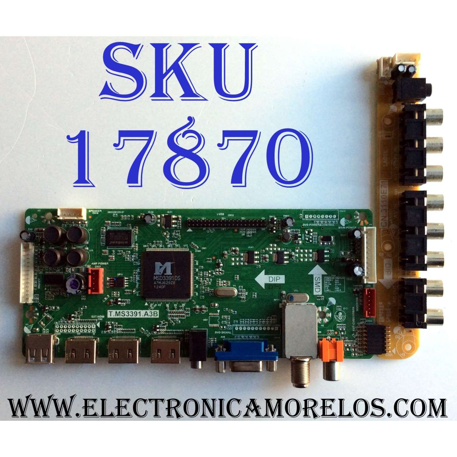MAIN / APEX L12100237 / T.MS3391.A3B / MSD3391DS-S7 / E193079 / PANEL ST3151A05-1/ MODELO LE3242T