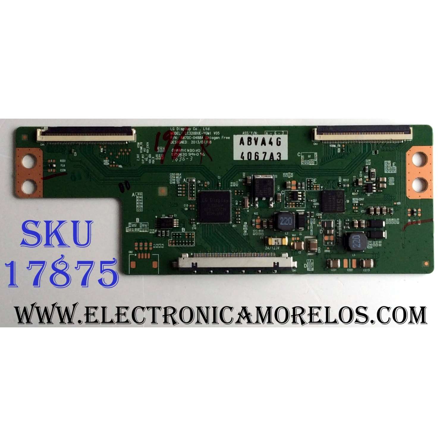 T-CON / LG 6871L-4067A / 6870C-0488A / 4067A / PANEL`S LD320DUE (FH)(B1) / TPT315B5-EUJFFA / MODELOS 32SE3KB-BE.AUSBLJM / 32SE3KB-BE