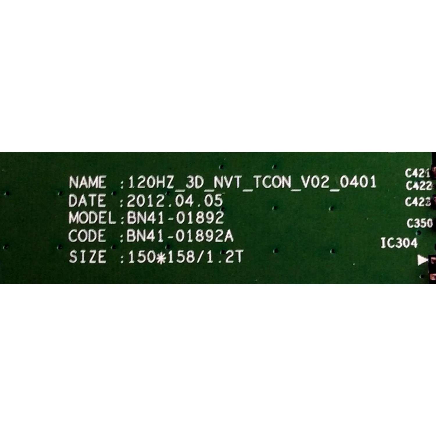 T-CON / SAMSUNG BN96-27248A / BN41-01892A / BN97-06782B / PANEL LTJ460HW10-V / MODELOS UE46EH6030 / UA46EH6030RXTW / UE46EH6035 / UE46EH6030 / UE46EH6037 / UA46EH6030RXUUNM / UN46FH6030FXZA / UA46EH6030 / UN46FH6030 / UA46EH6030 / UN46EH6030 / UN46EH6030 - Imagen 2