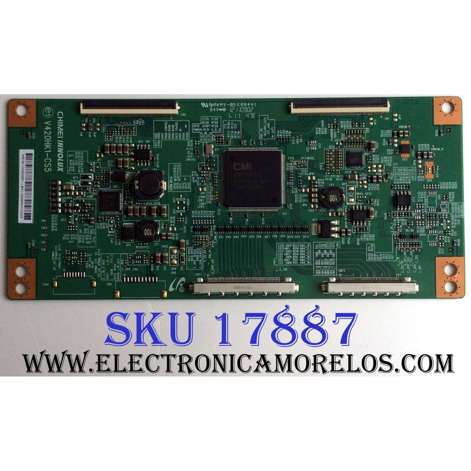 T-CON / PANASONIC 35-D082561 / V420HK1-CS5 / PANEL V420HK1-LE6 REV.C7 / MODELO TC-L42E60