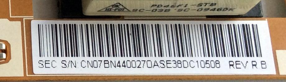 FUENTE DE PODER / SAMSUNG BN44-00270A / PSLF251B01A / PD4612F2 / REV1.1 / PANEL LTF460HG06 / MODELOS UN46B8000XFXZA / UN46B8000XFXZL 0001 / UN46B8000XFXZP 0001 / UN46B8000XFXSR 0001 / UN46B8000XFXZX 0001 / UN46B8000XFXZX SQ01/ UN46B8000XFXZP SQ01 - Imagen 2