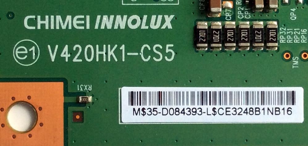 T-CON / SONY 35-D084393 / V420HK1-CS5 / 0SE88441 / PANEL V500HK1-LS5 / MODELO KDL-50EX645 - Imagen 2