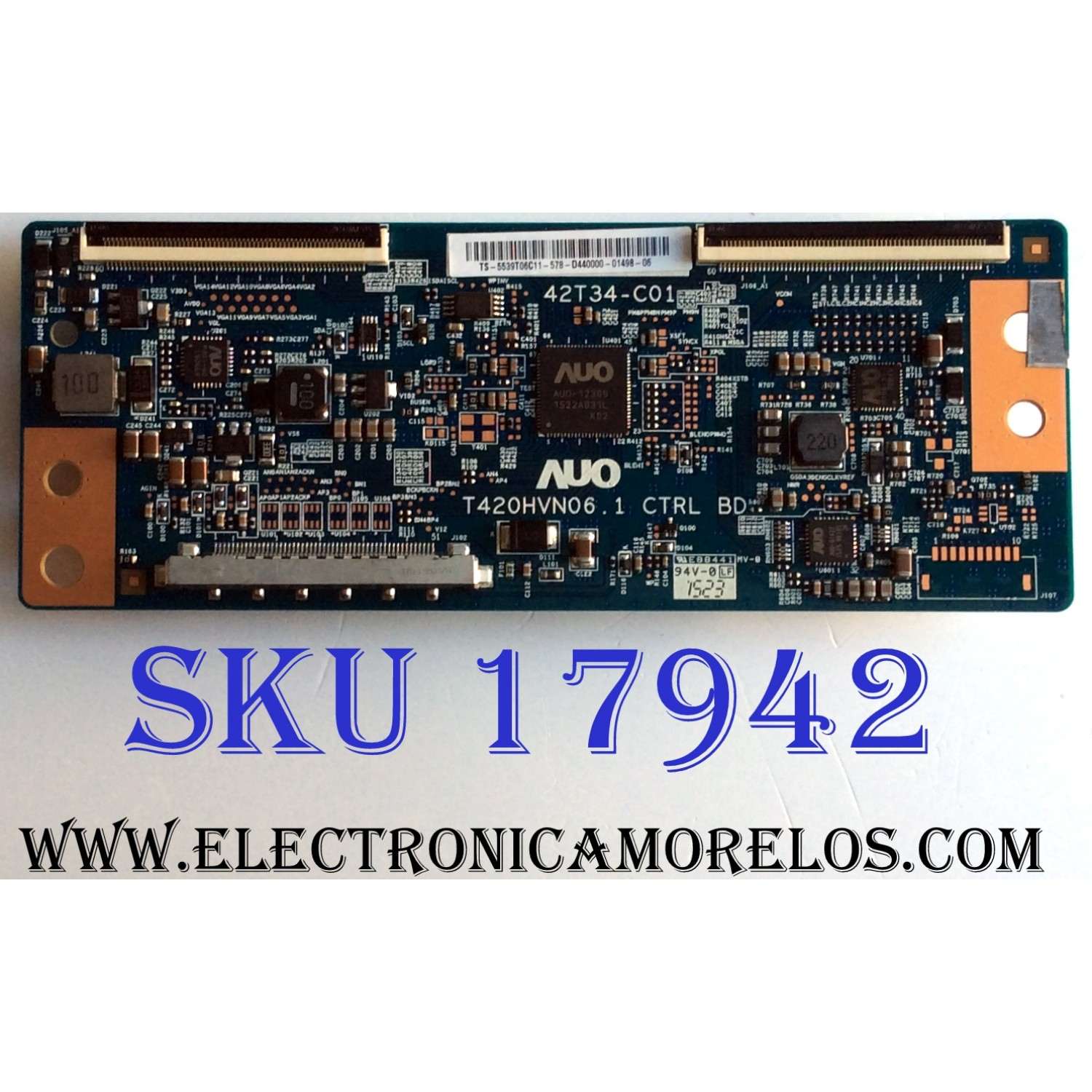T-CON / LYNX 55.39T06.C11 / T420HVN06.1 / 5539T06C11 / PANEL V390HJ1-LE1 REV.C1 / MODELO 39"